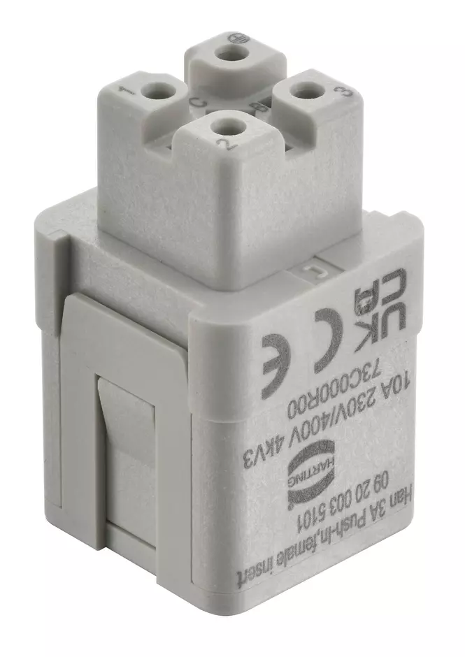 Harting 3P+PE Female 10A