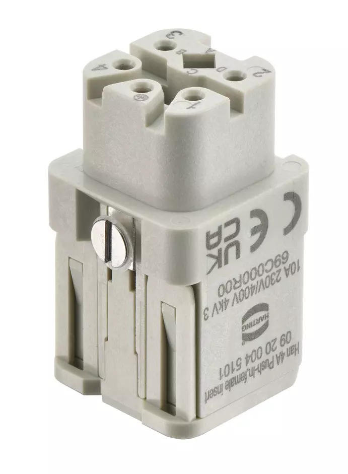 Harting 4P+PE Female 10A