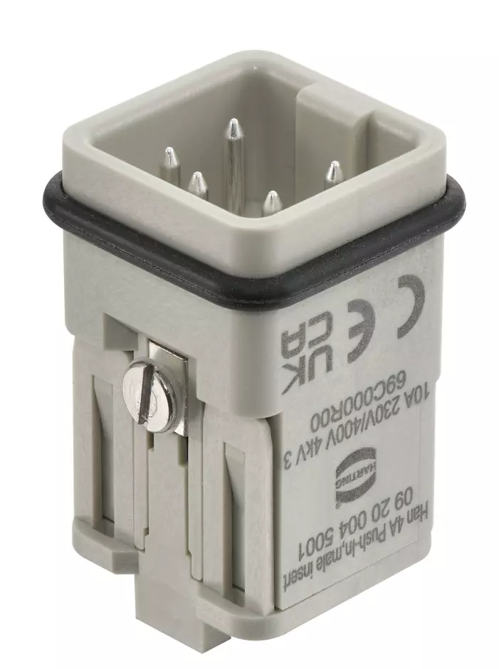 Harting 4P+PE Male 10A